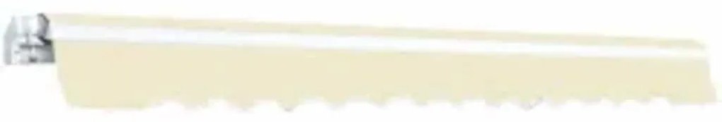 Toldo dobrável manual 600 cm creme