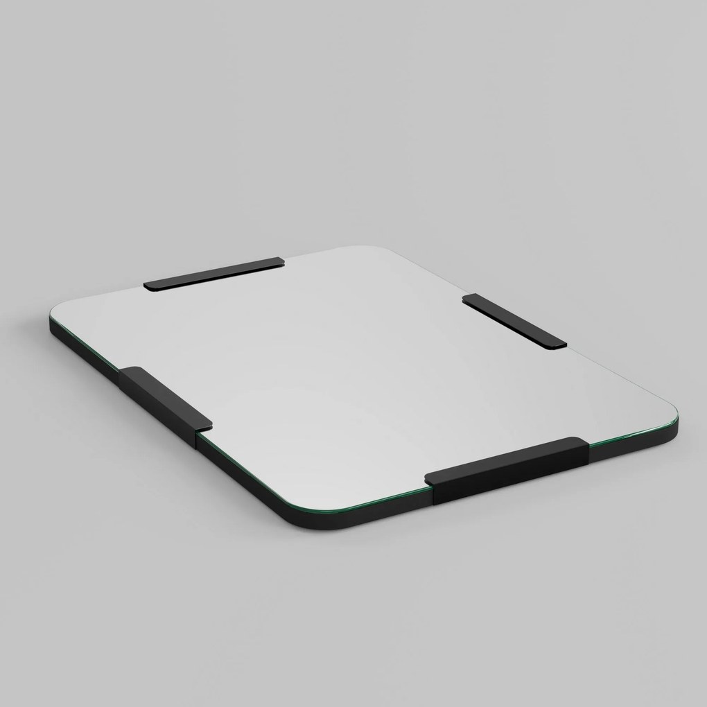 Espelho Decorativo Code – Preto – 50x70 cm