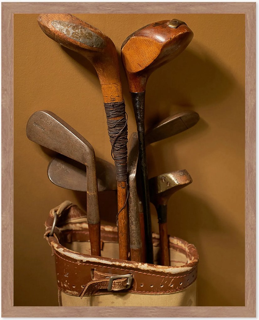 Fotografia emoldurada Golf Clubs, vários tamanhos