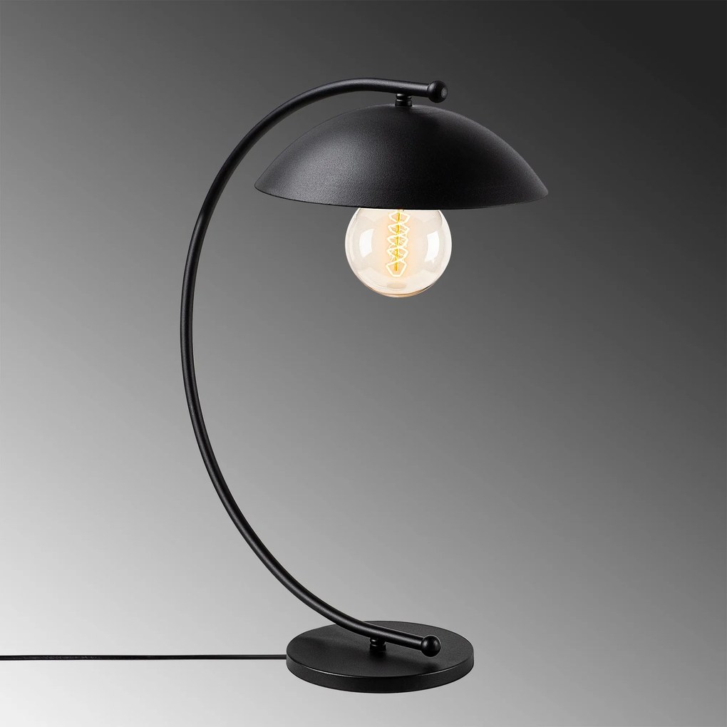 Candeeiro de Mesa Sıvani – Preto – 26 x 43 cm