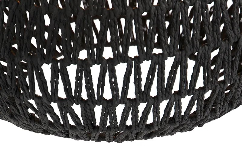 Candeeiro de suspensão retro preto 45 cm - Lina Drop Retro