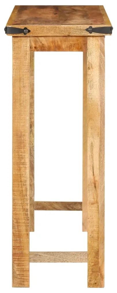 Mesa consola 100x30x75 cm madeira de mangueira maciça