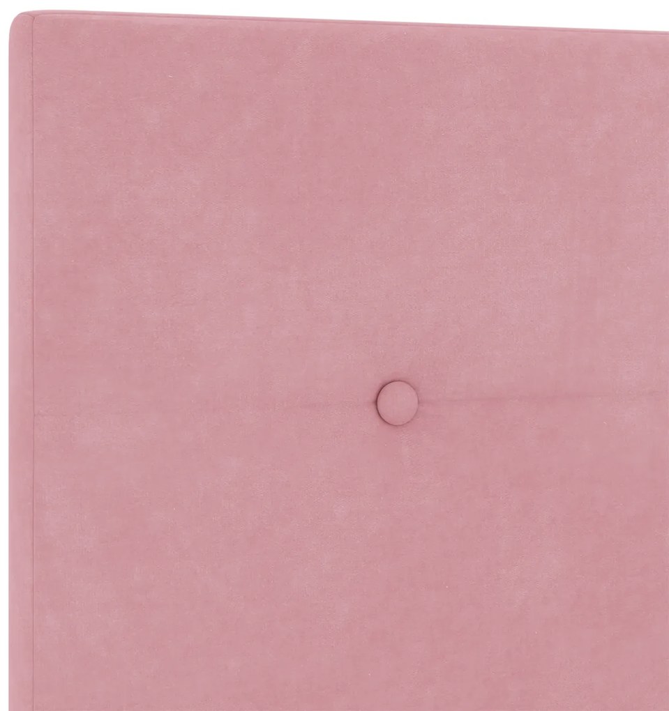 Cabeceira vidaXL Botonê Rosa 90 cm Veludo