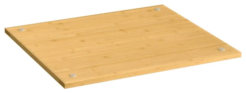 vidaXL Cobertura para fogão 50x56x1,5 cm bambu
