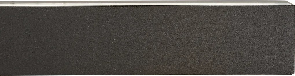 Candeeiro de parede exterior industrial preto 38cm incl. LED IP65 - Hannah