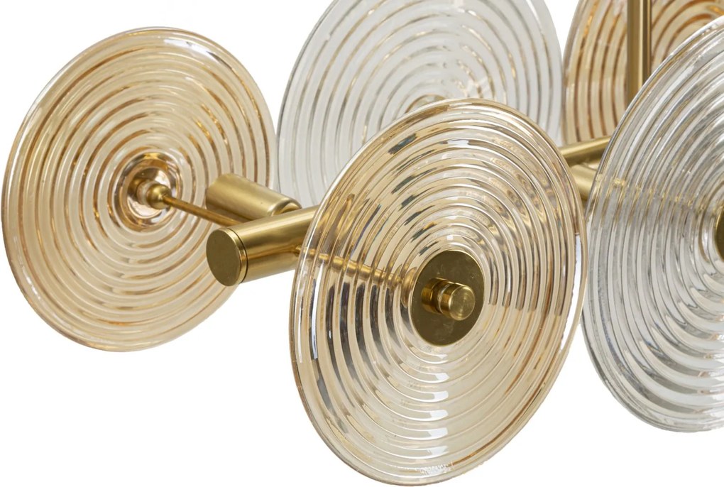 Candeeiro de Teto "Venice" Dourado – 116x27x79 cm