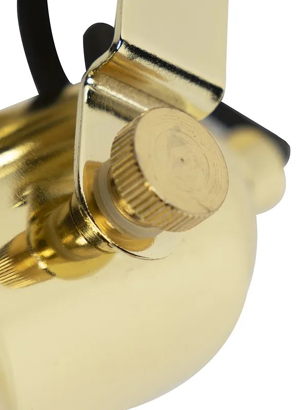 Projetores redondos industriais dourados 1-luz - Tommy