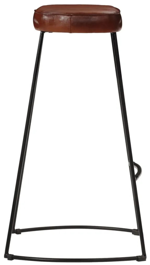 7 pcs conj. de bar madeira de mangueira áspera maciça e metal