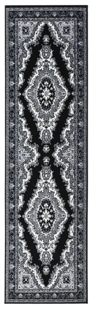 vidaXL Passadeira 60x250 cm polipropileno preto