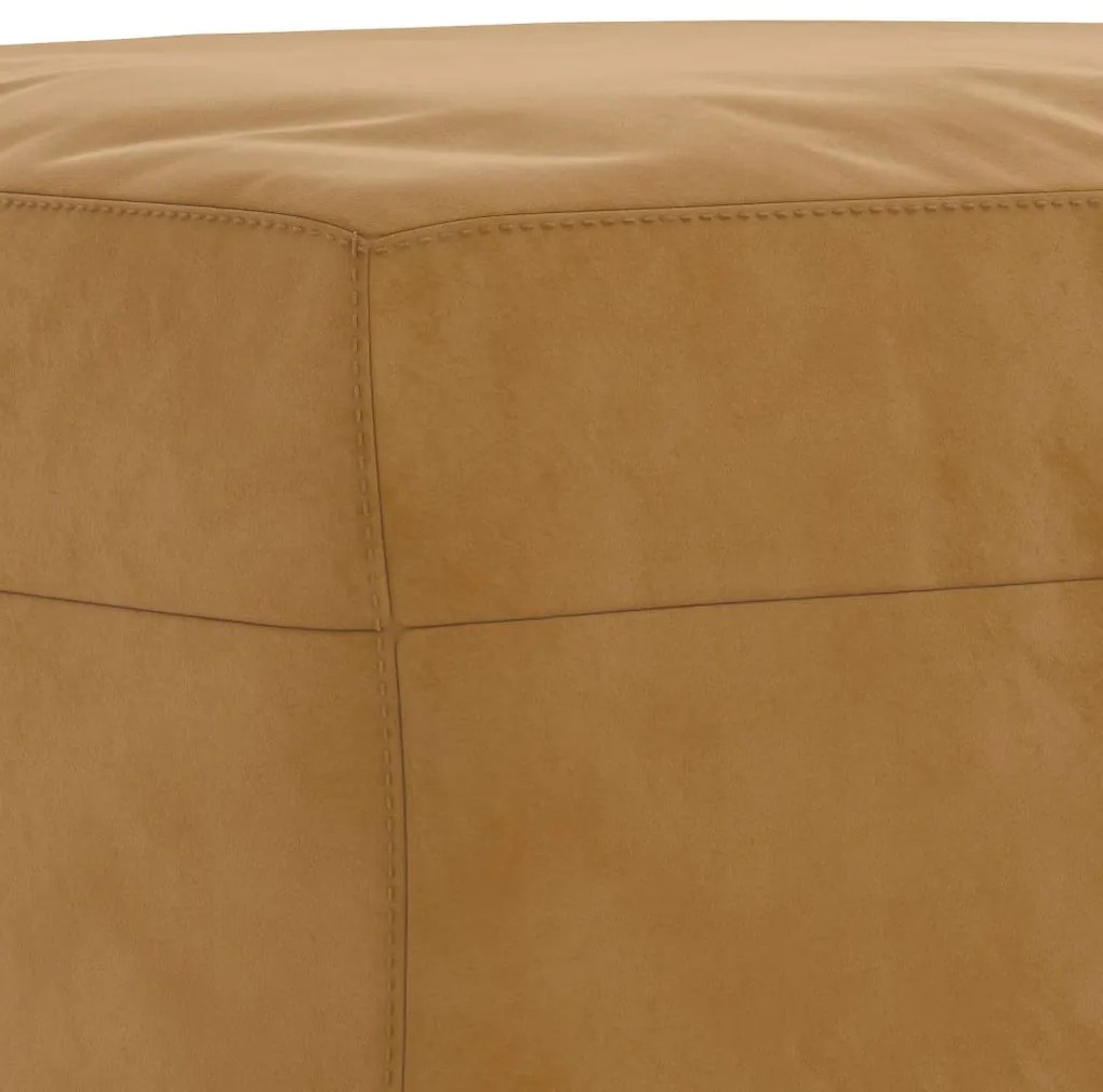 Banco 100x35x41 cm veludo castanho