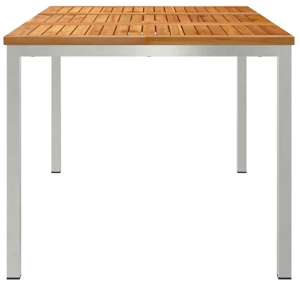 Mesa de Jantar 150x90x75 cm Madeira Sólida de Teca