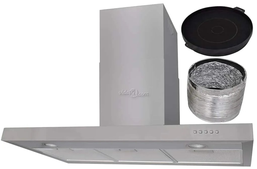 Exaustor plano 900 m aço inoxidável