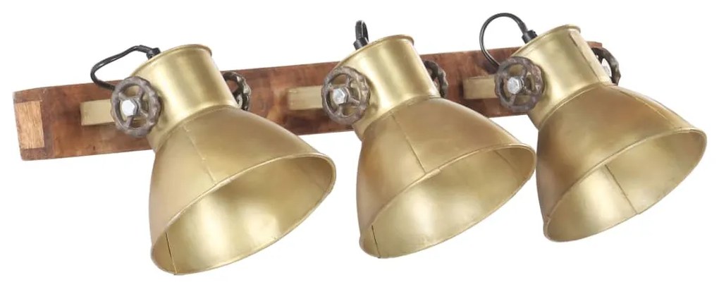 Candeeiro de parede industrial 65x25 cm E27 bronze
