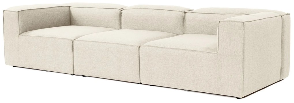 Sofá de 3 Lugares Fora – Ecru – 297x66x105 cm