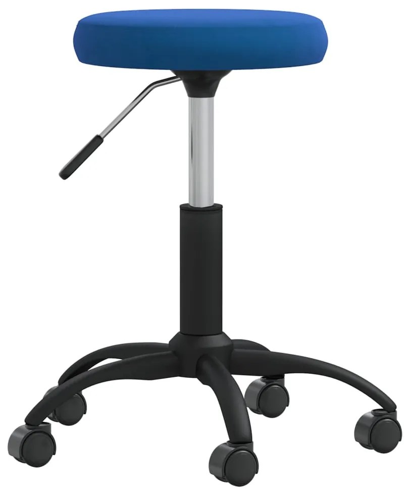 vidaXL Cadeira de jantar veludo azul