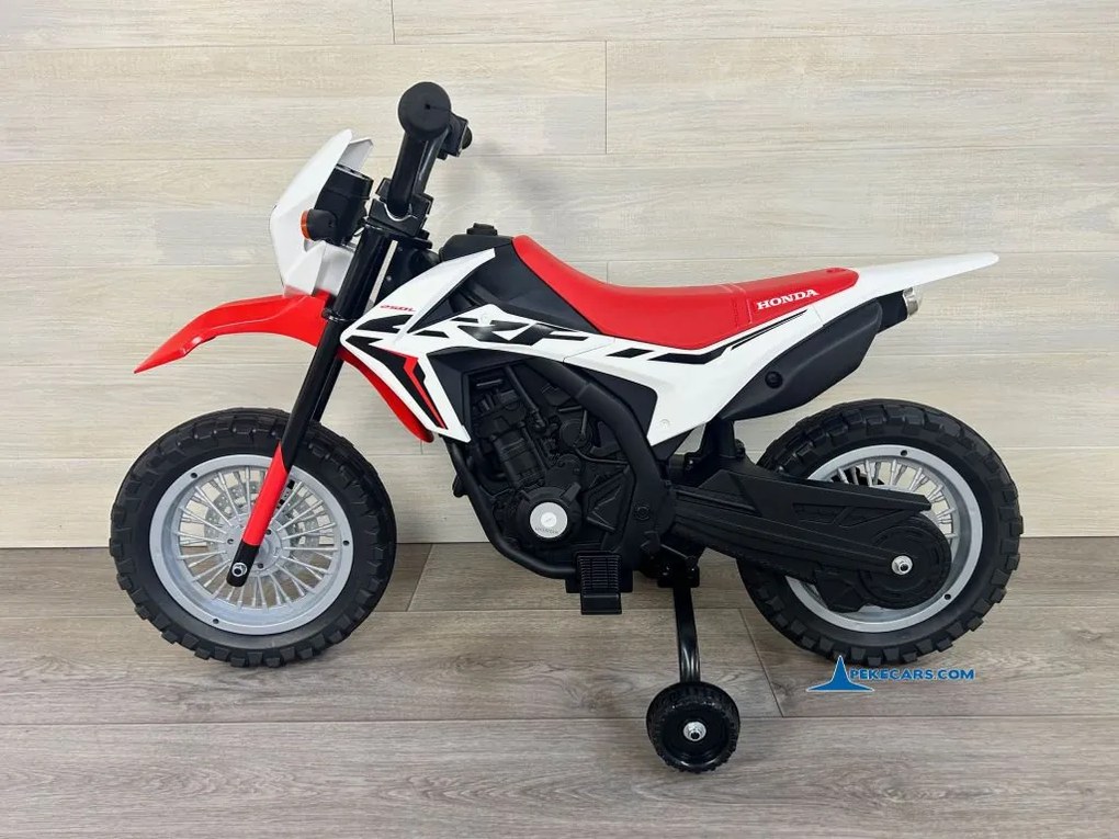 Mota elétrica 12V para crianças 3 a 6 anos Honda CRF250L Branca