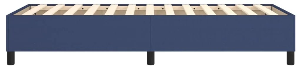 Estrutura de cama sem colchão 90x200 cm tecido azul