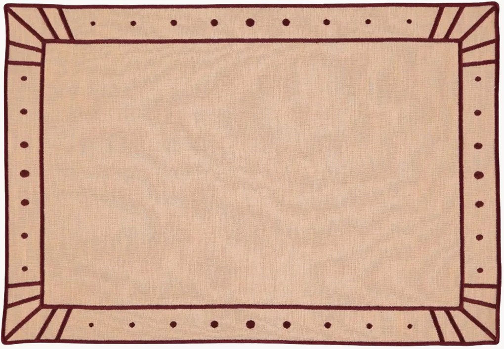Individual de mesa com bordado Belle Nuit