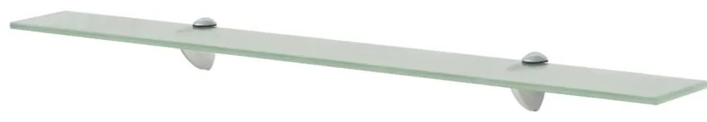 vidaXL Prateleira flutuante vidro 80x10 cm 8 mm