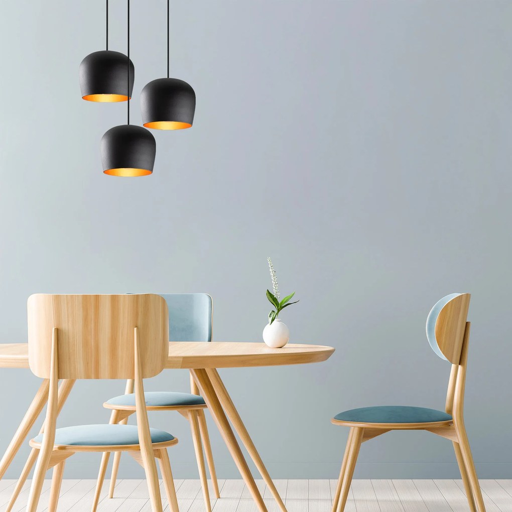 Candeeiro Chandelier Berceste – Preto – Diâmetro 48 cm x Altura 111 cm