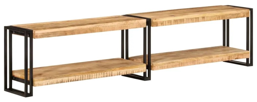 vidaXL Móvel de TV 180x30x40 cm madeira de mangueira maciça