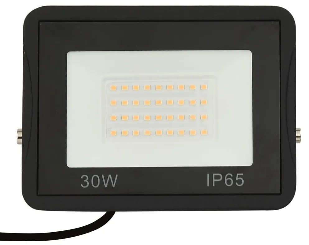 Projetor c/ iluminação LED 30 W branco quente