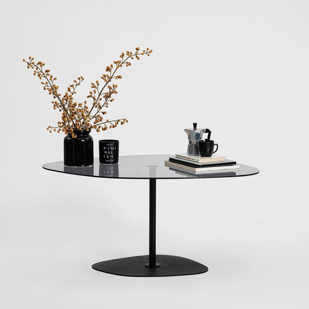 Mesa de Café Soho - Cinza Escuro - 85cm X 40cm X 67cm