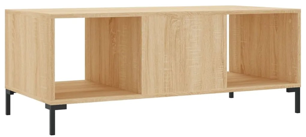 Mesa de centro 102x50x40 derivados de madeira carvalho sonoma
