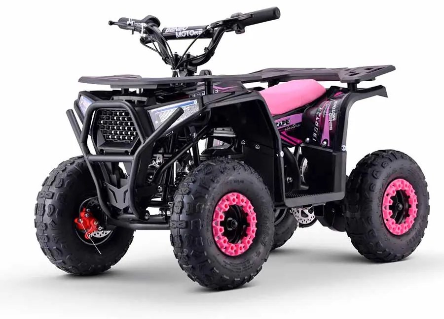 Moto 4 elétrica para crianças ATV Motors ESCAPE 800W Rosa