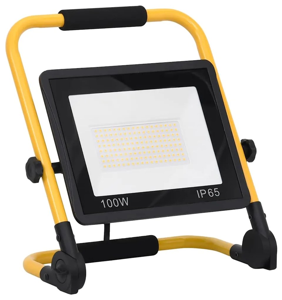 Projetor c/ iluminação LED e pega 100 W branco frio