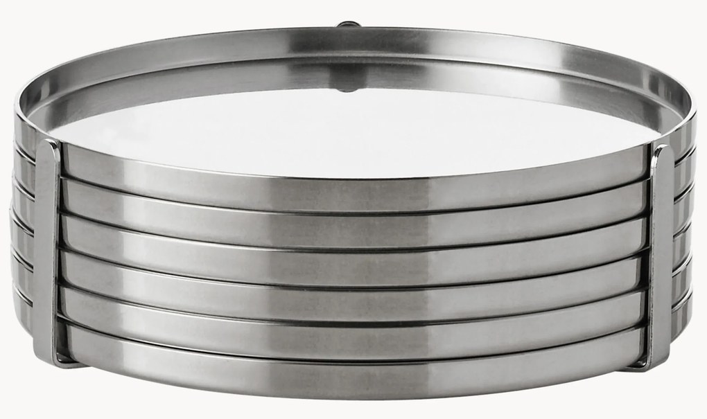 Base para copos com suporte Arne Jacobsen, conjunto de 6