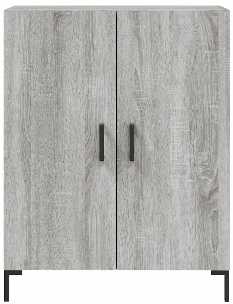 Armário alto 69,5x34x180 cm derivados de madeira sonoma cinza