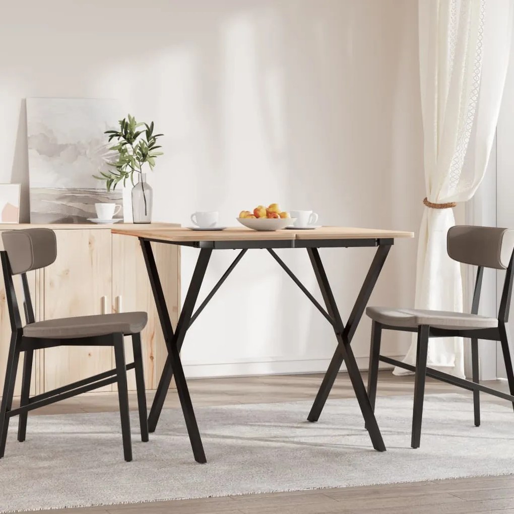 Pernas para mesa de jantar estrutura em X aço