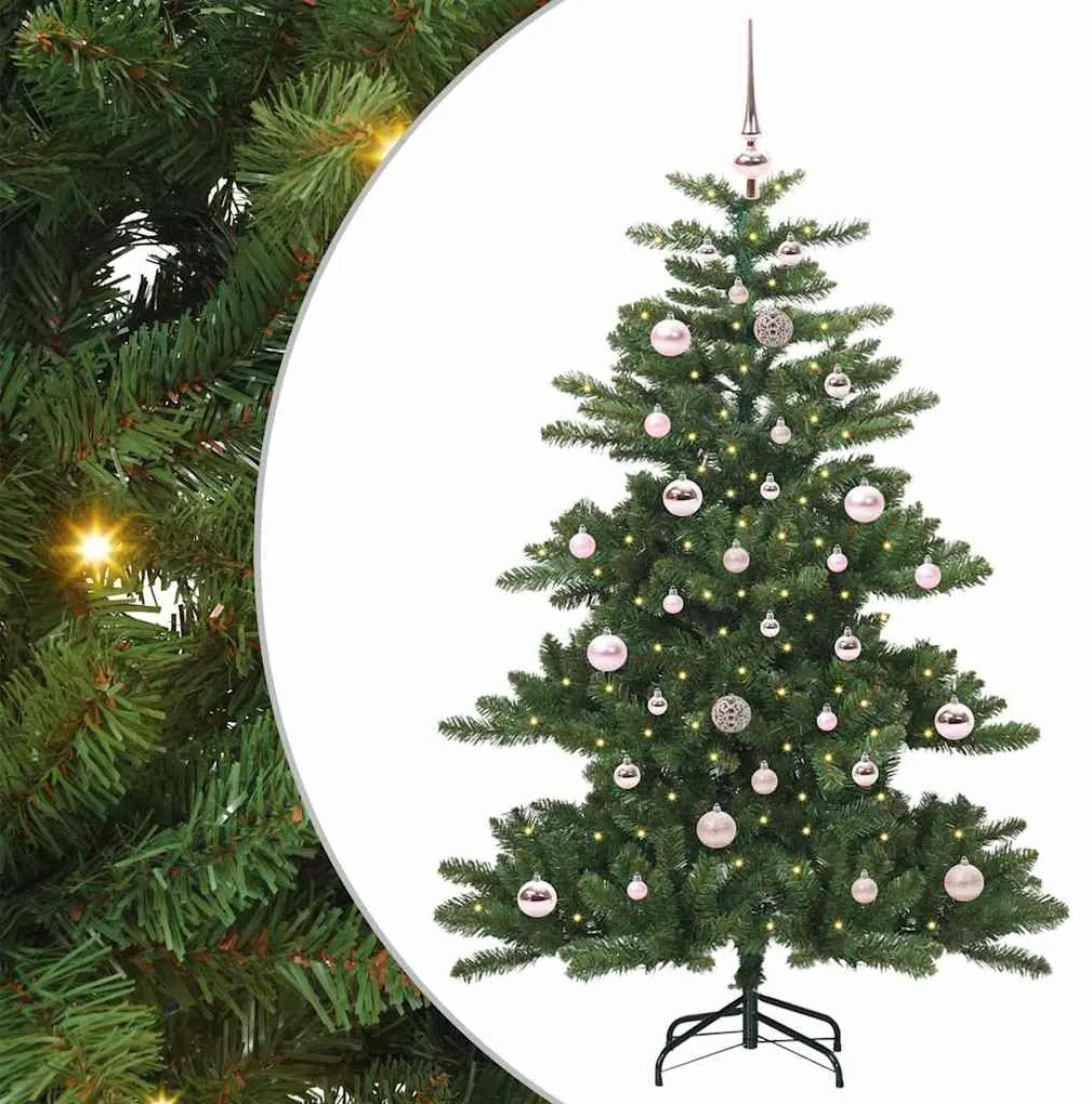 vidaXL Árvore de Natal Articulada Artificial Verde 150 cm PVC