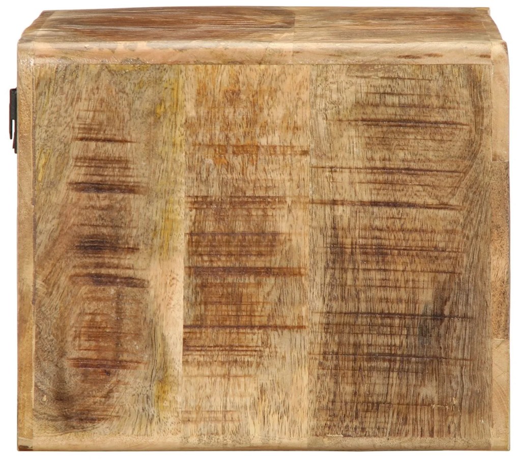 Armário de TV 60x30x25 cm em Madeira de Mangueira Maciça