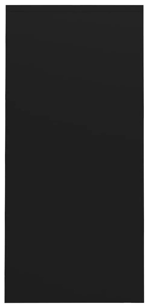 Secretária 102,5x35x75 cm derivados de madeira preto