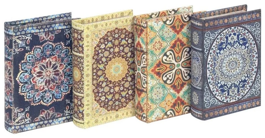 Cestos e Caixas decorativas Signes Grimalt  Mandala Book Boxes Set 4U