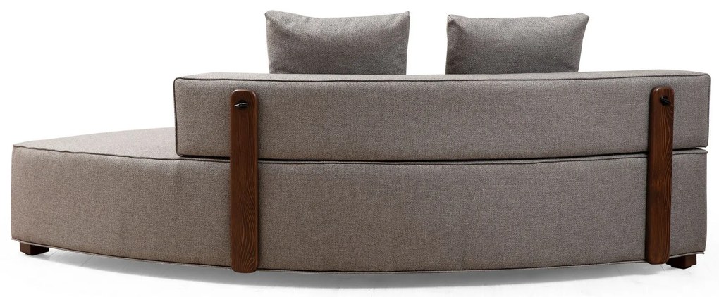 Sofá de Canto Gondol – Cinzento – 380 cm x 105 cm x 70 cm
