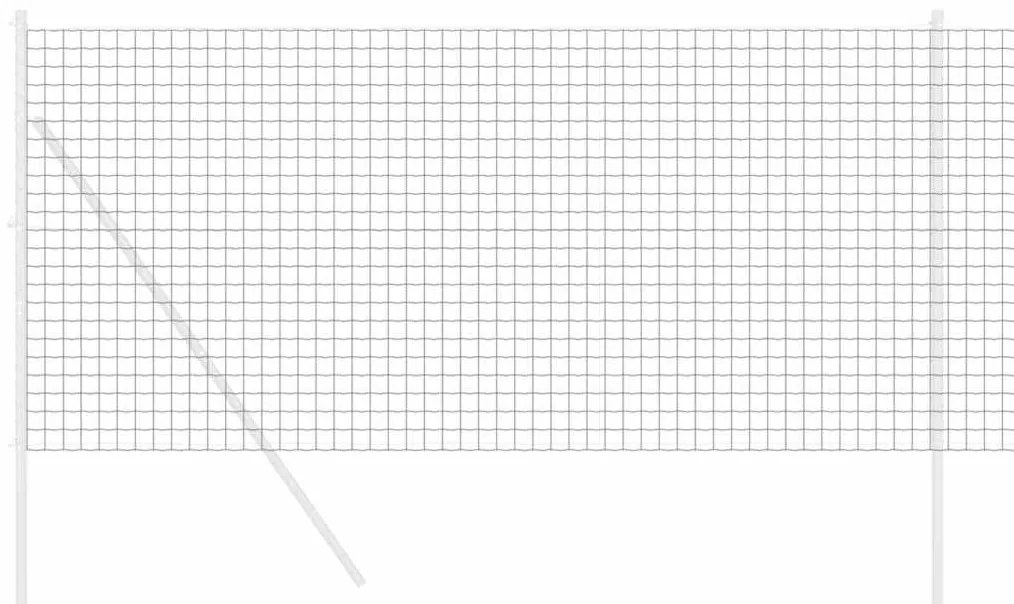 Cerca Euro Cinza 1.4x10 m Aço