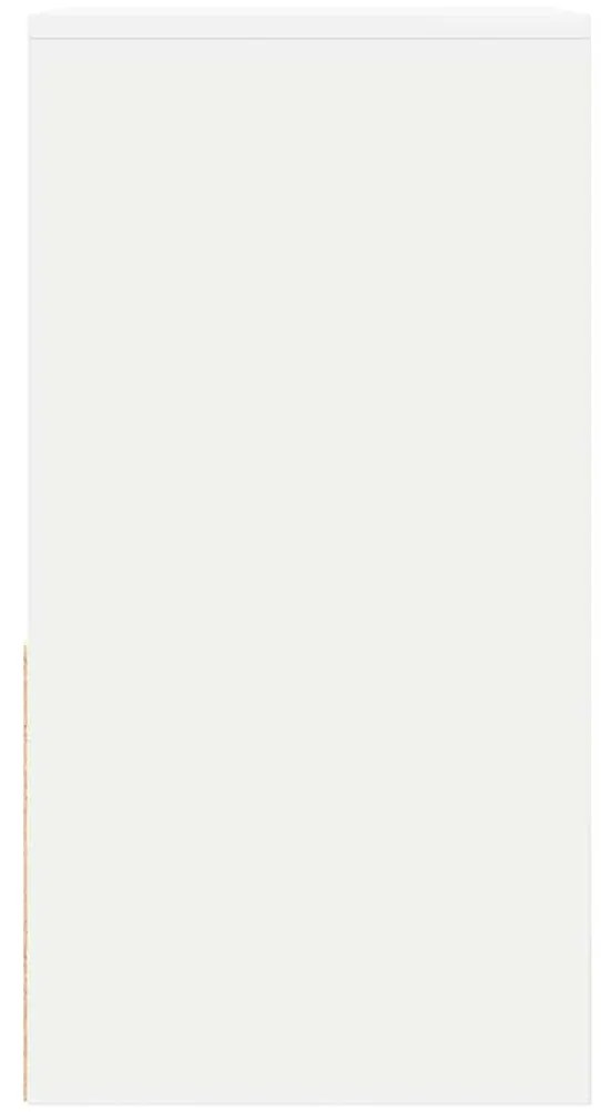 Mesas de cabeceira com gaveta 2 pcs 35x34x66,5 cm branco