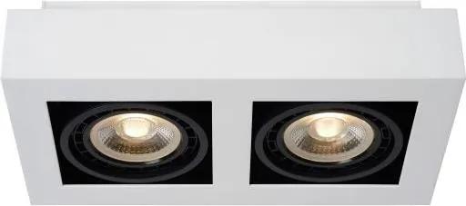 Lucide 09120/24/31 – Foco LED com regulação ZEFIX 2×GU10/12W/230V Branco