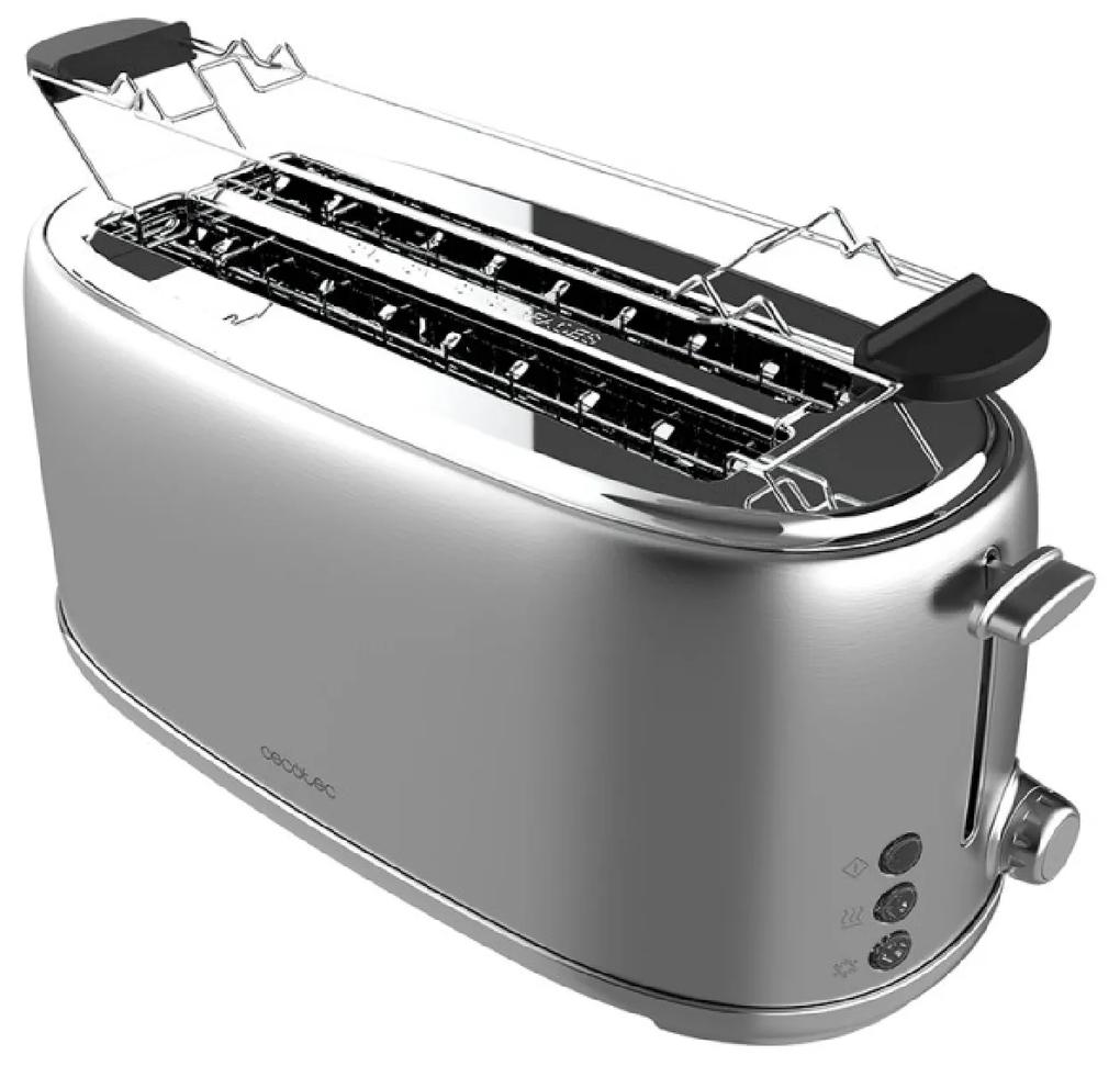 Torradeira vertical Toast&Taste 1600 Retro Double Inox capacidade para 4 torradas