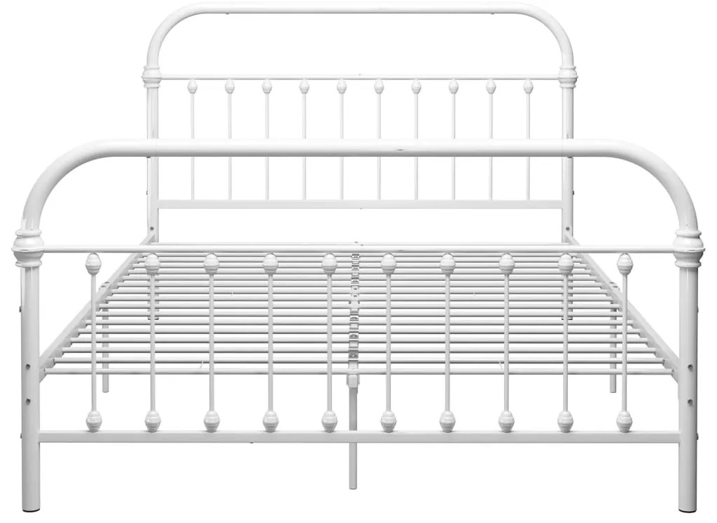 Estrutura de cama 120x200 cm metal branco