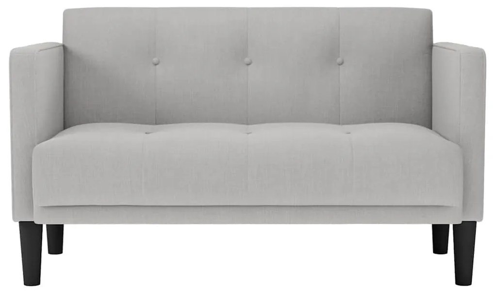 Sofá-luvas 111 cm tecido cinzento nublado