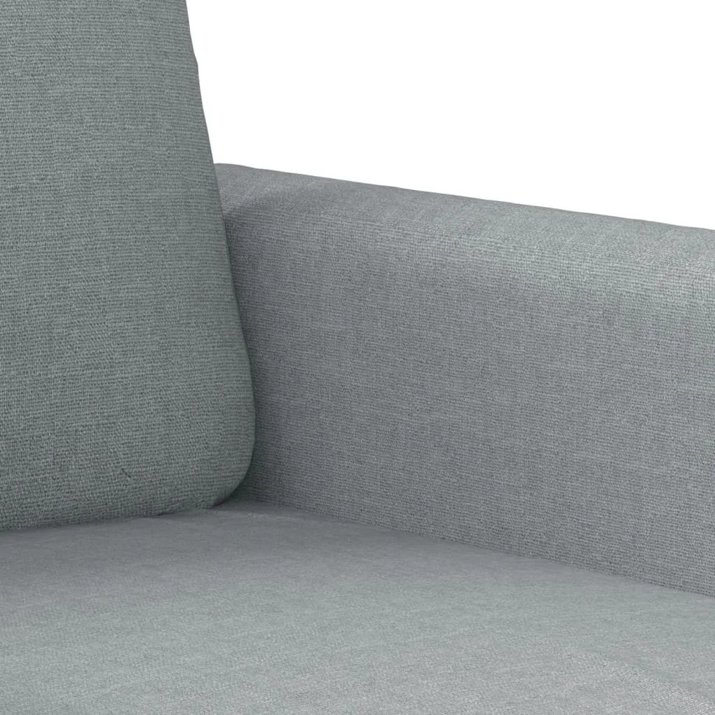 Poltrona tecido 60 cm cinzento-claro