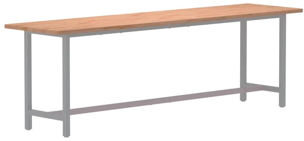 Tampo de secretária 220x55x2,5 cm madeira de faia maciça