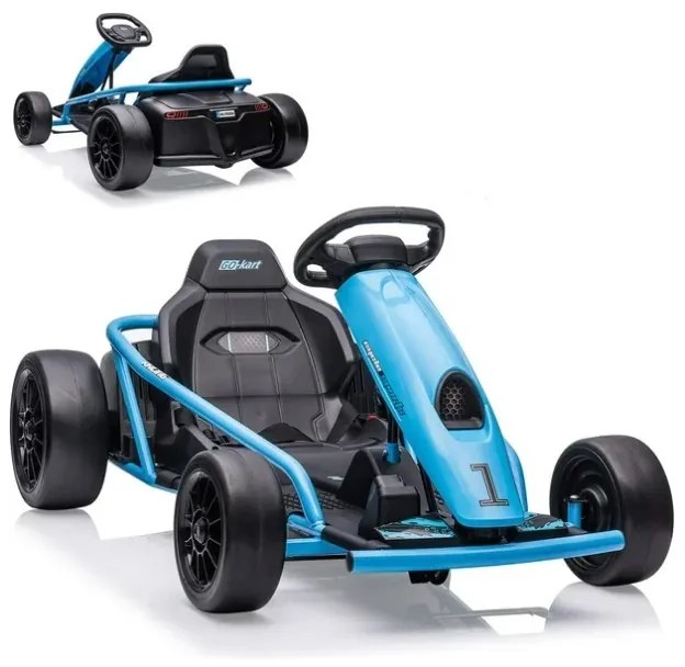 Kart elétrico infantil FIRE 24V Azul