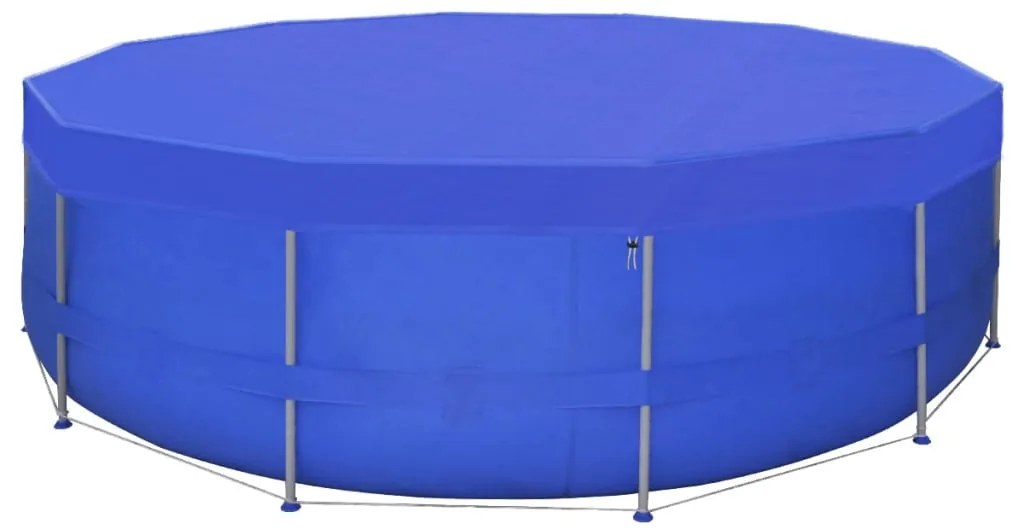 Cobertura PE redonda para piscina 540 cm 90 g/m²