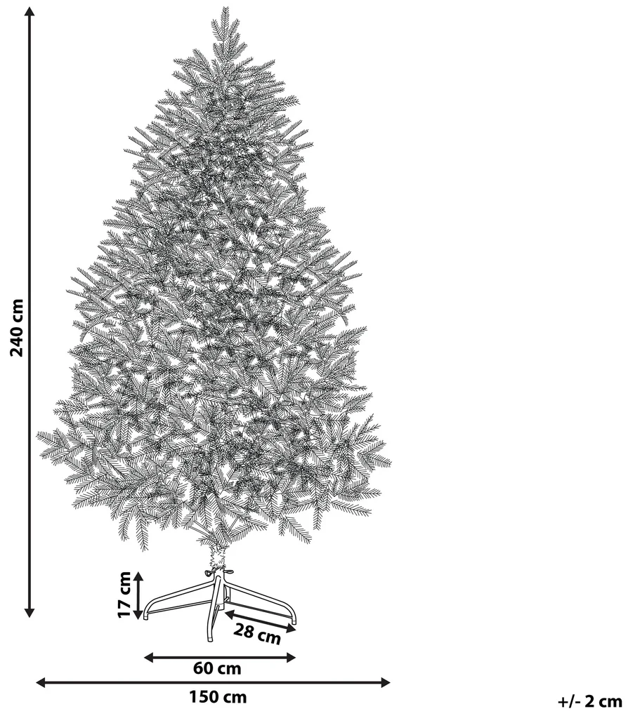 Em promoção! 240cm árvore De Natal Branca De Neve, árvore De Natal Grande  Tamanho Grande Decoração Cristmas árvore