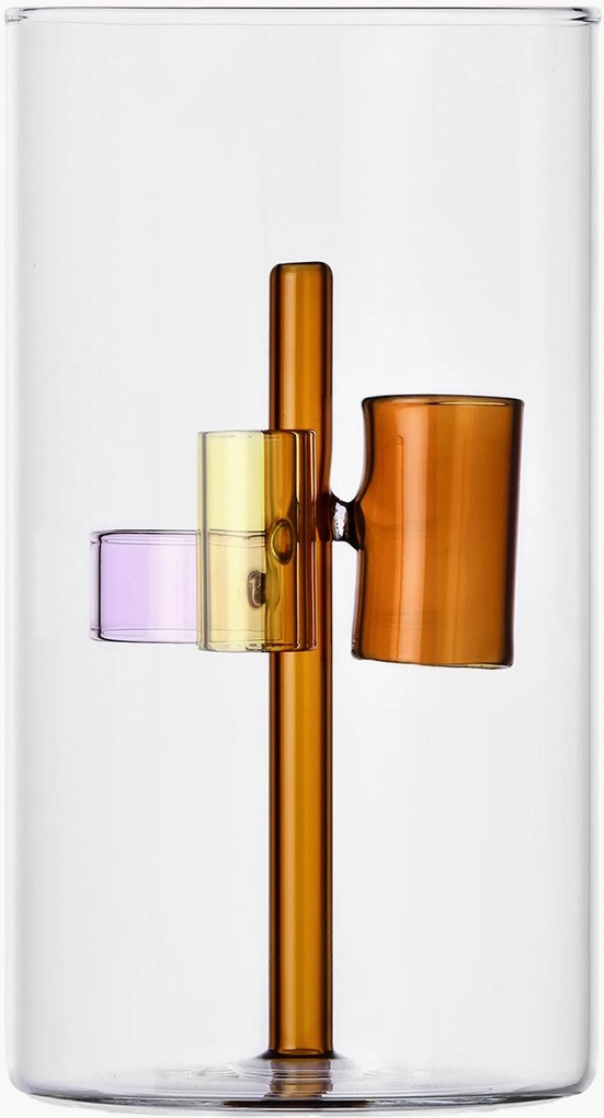 Jarra de vidro artesanal Standy, Alt 25 cm